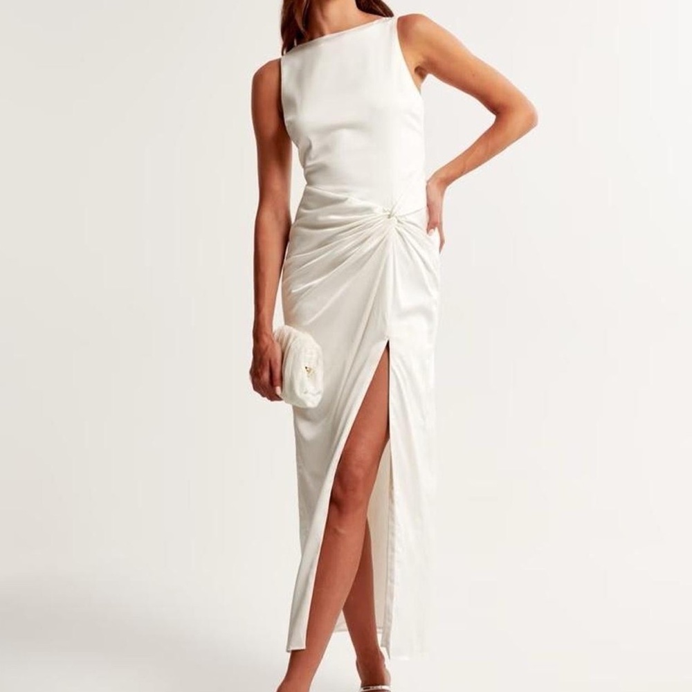 NWT Abercrombie Draped Skirt Maxi Dress